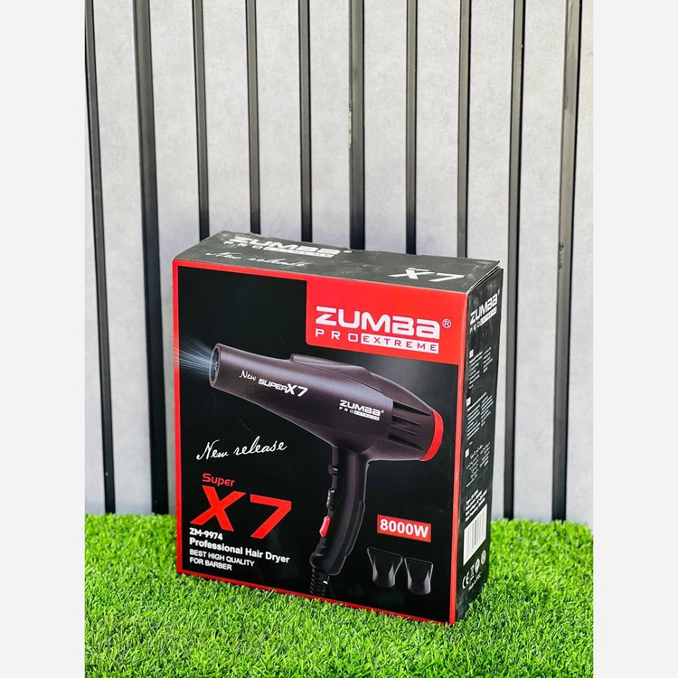 سشوار زومبیا x7 مدل ZM-9974 Black