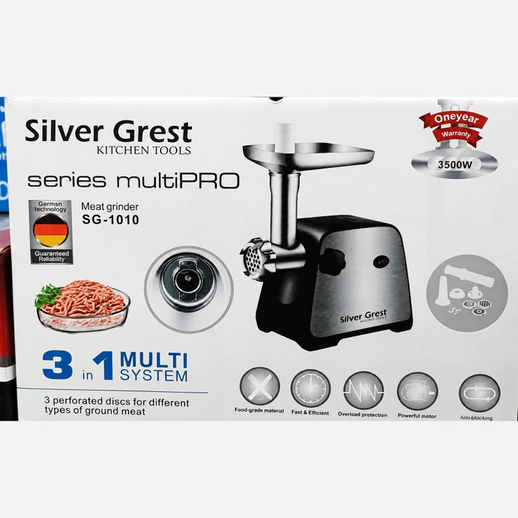 چرخ گوشت سیلور کرست Silver Crest مدل SG1012