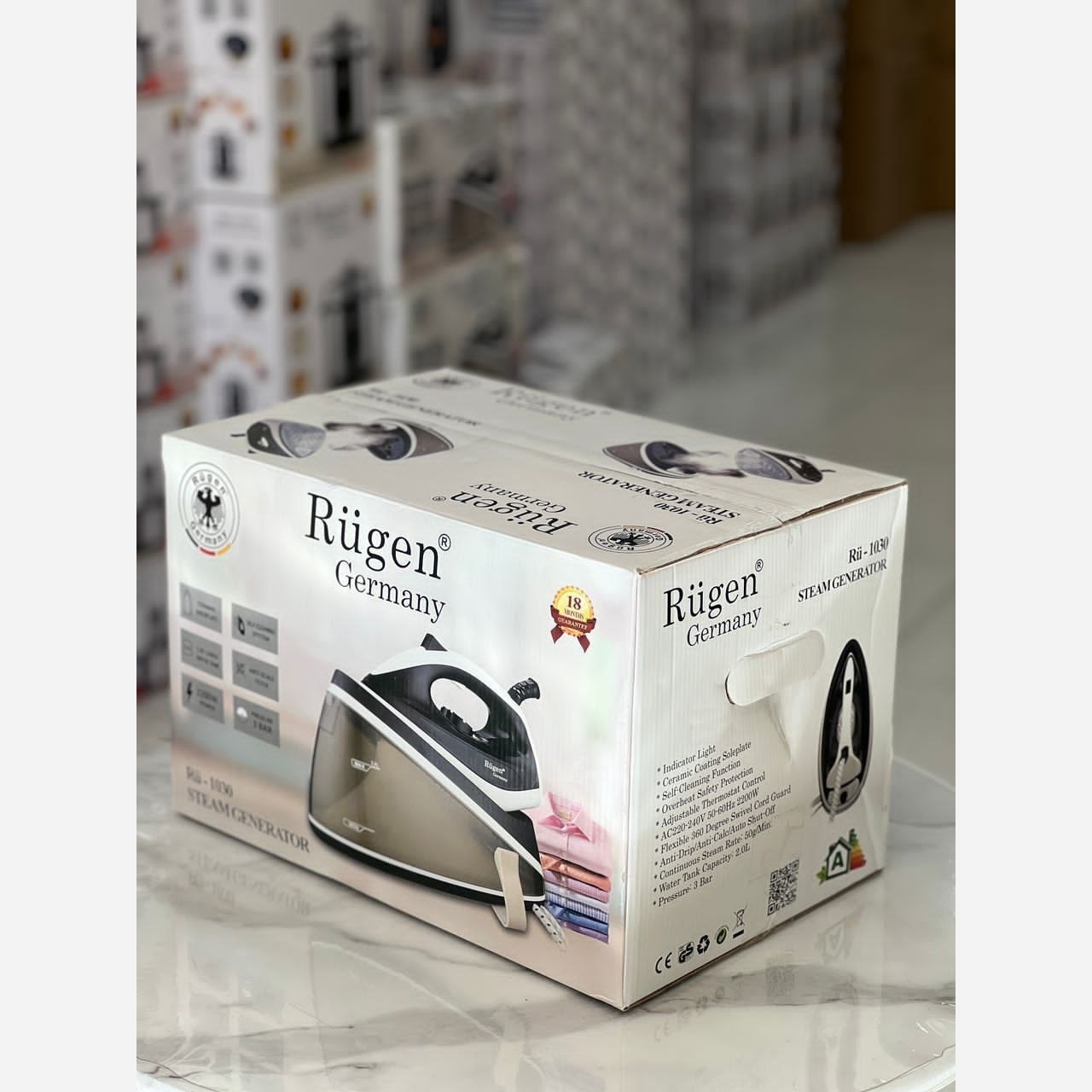 اتو مخزن دار روگن اصل آلمان  مدل Ru-1030