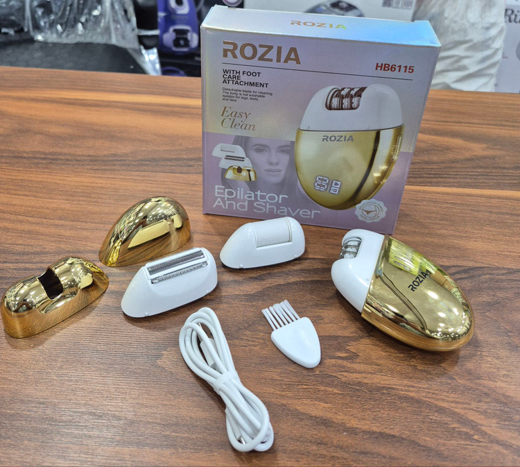 نام محصول: اپیلاتور و اپیلیدی 4 کاره برند: روزیا (Rozia) مدل: HB6115