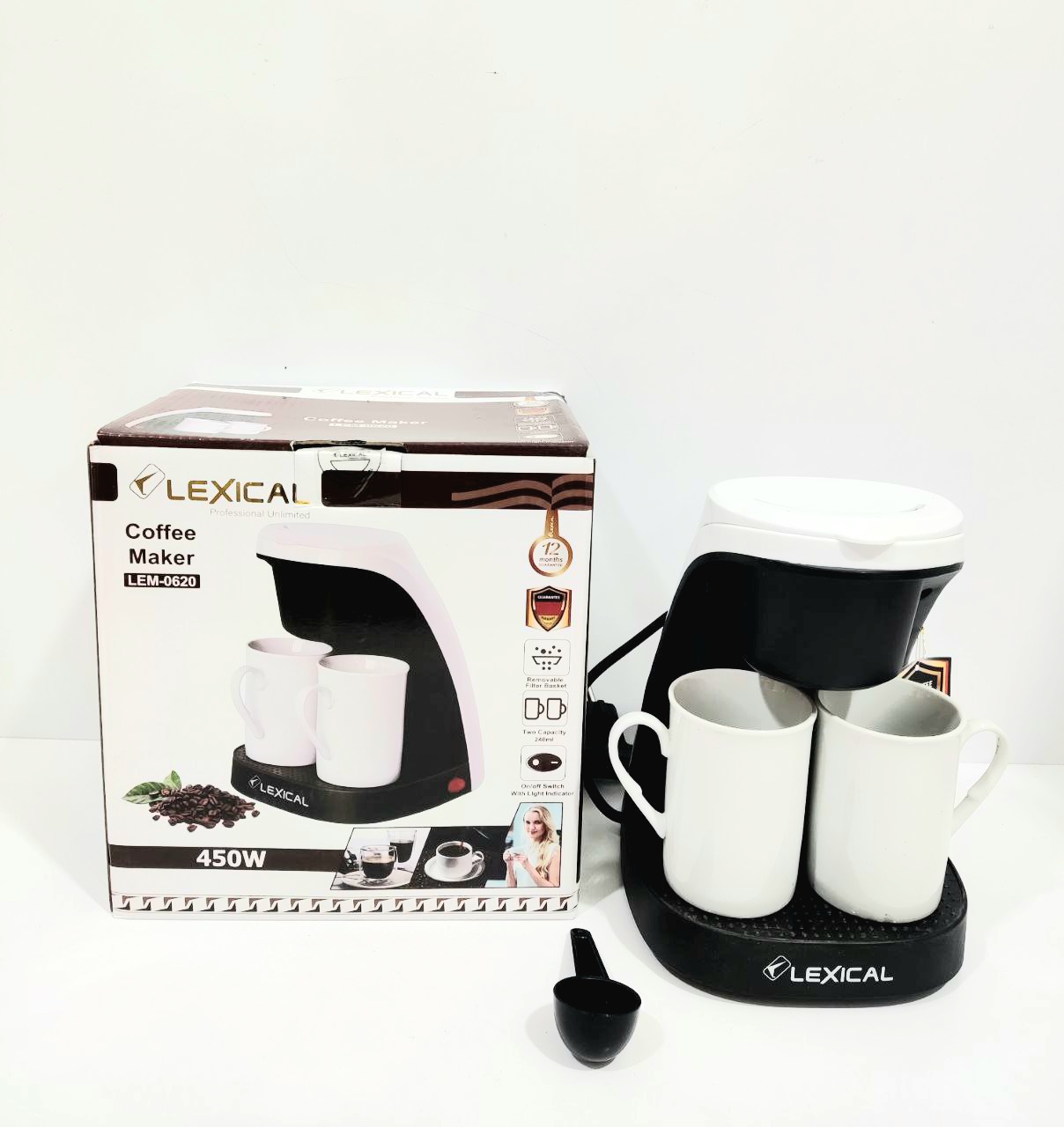 قهوه جوش برقی لکسیکال، مدل LEM-0620، با ظرفیت مناسب