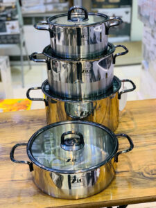 سرویس قابلمه استیل زیو مدل 1378