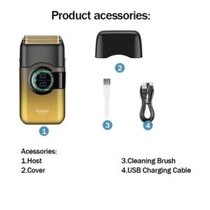 شیور شارژی ضد آب کیمی KEMEI KM-T389